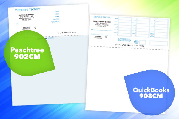 By popular demand Graphic Dimensions has added two compatible deposit tickets to our CheckMate Offering.